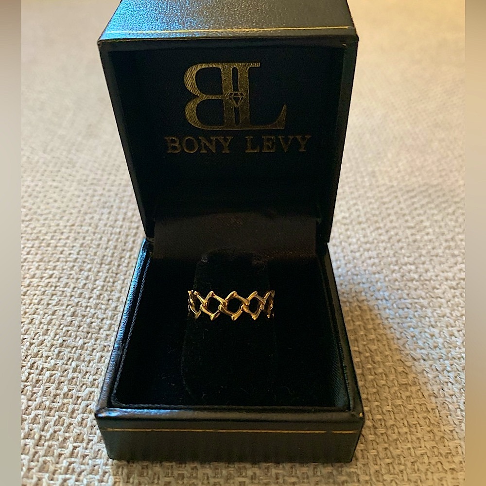 Bony Levy 14K Yellow Gold Ring NWB